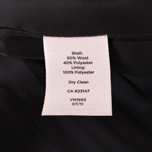 Talbots Black Sheath Dress Size 10P Petite Wool Blend Lined Career Classic NWT - Picture 5 of 5